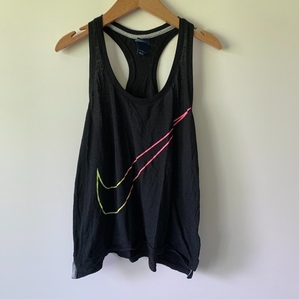 Nike Logo Racerback Rainbow Tank
